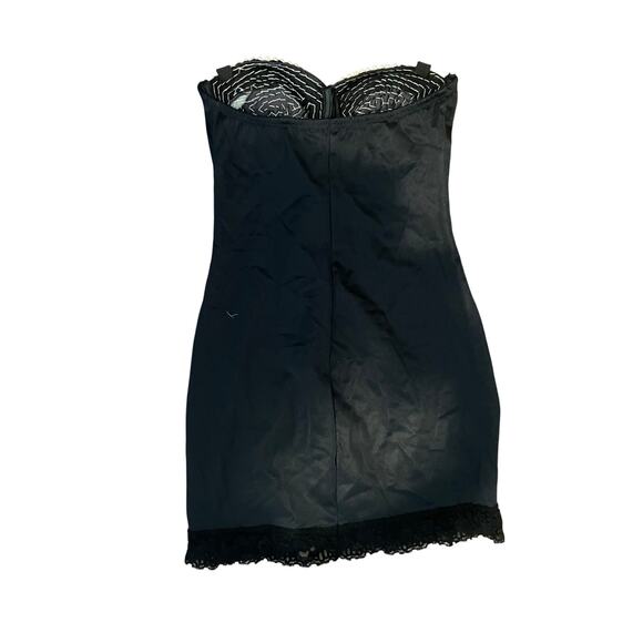 Dare To Wear black embellished corset dress beaded mini padded underwire 36 B/C - Picture 2 of 8